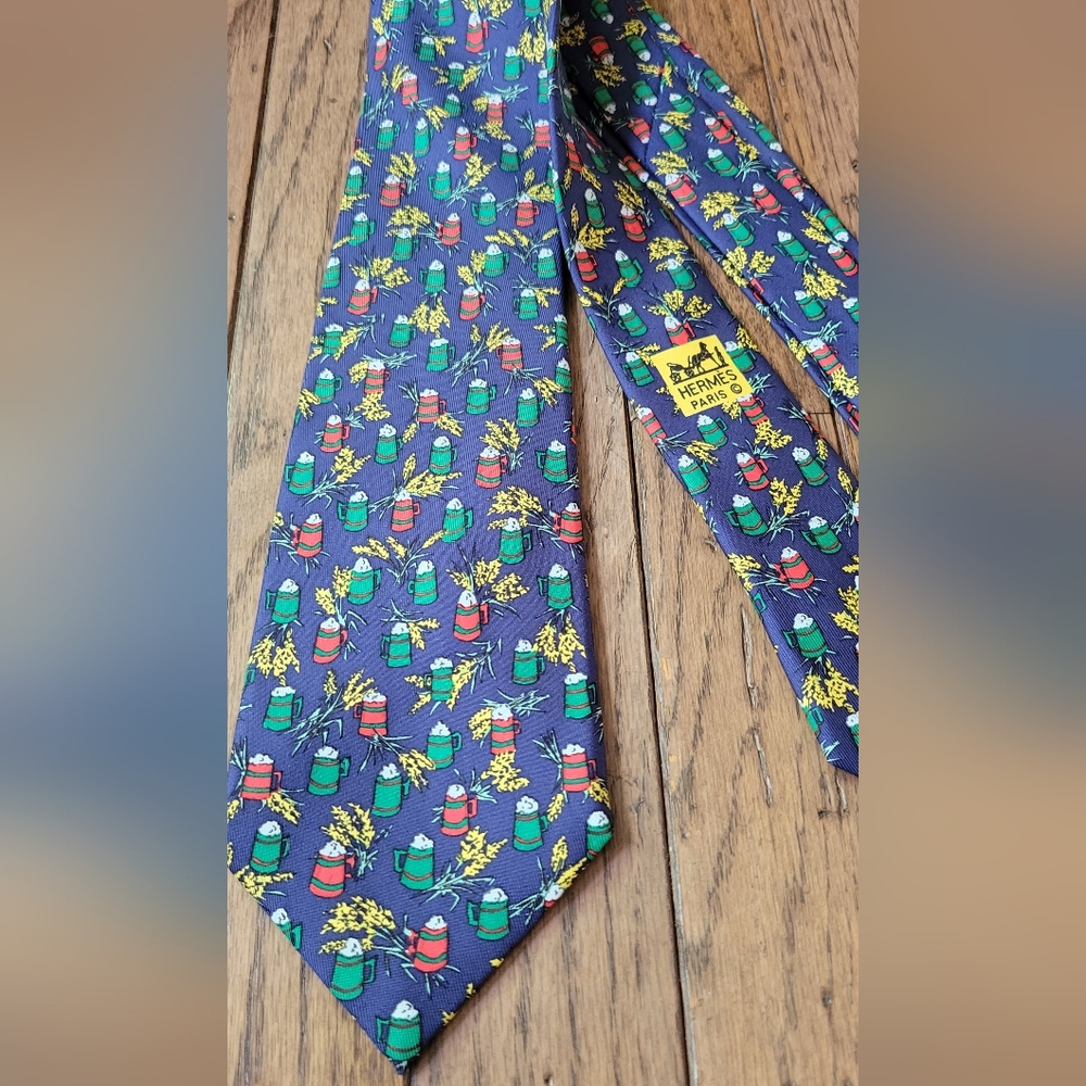 HERMES TIE Beer Mugs